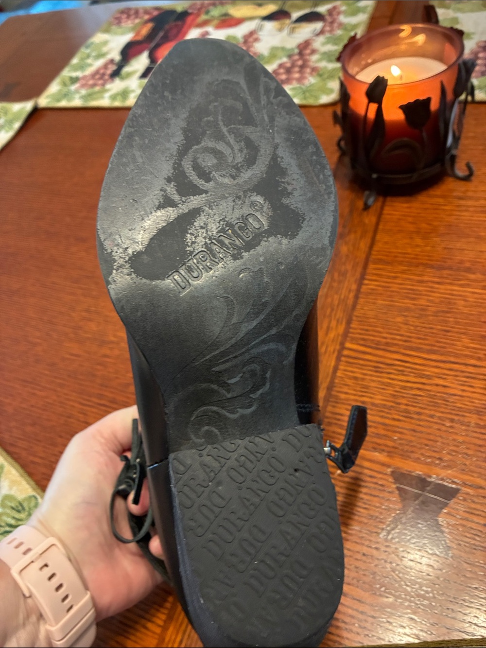 Durango western style boots. High quality and comfortable boots. 2” heel - Picture 5 of 8